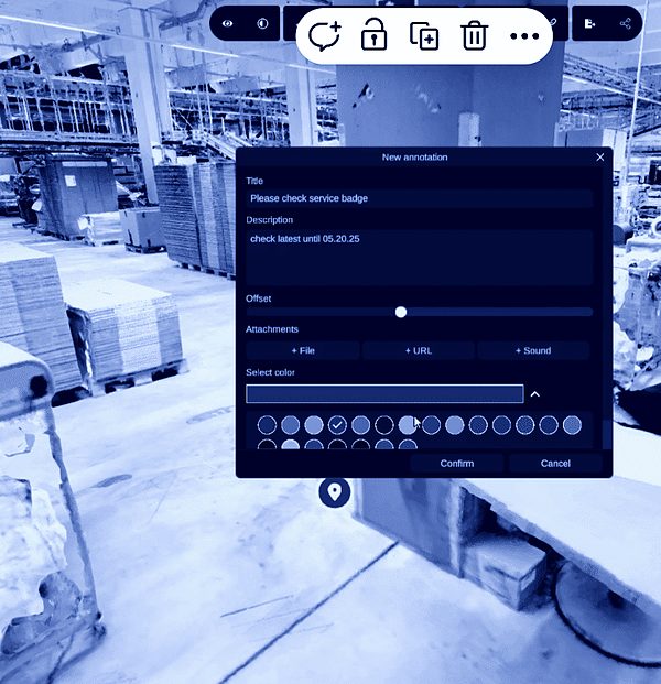 Digital twin of a store in the browser